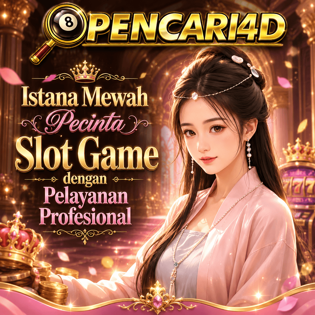 Thumbnail 1 of 3, Poster, PENCARI4D | Istana Mewah Pecinta Slot Game dengan Pelayanan Profesional designed and sold by PENCARI4D.